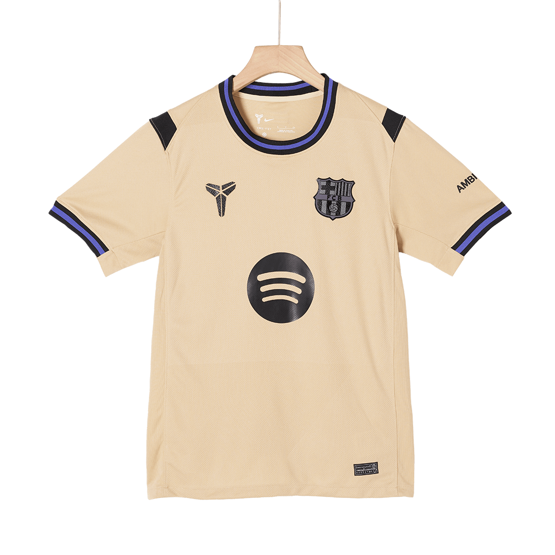 Barcelona Tröja GAVI #6 2025/26 Borta Gul - UCL-12