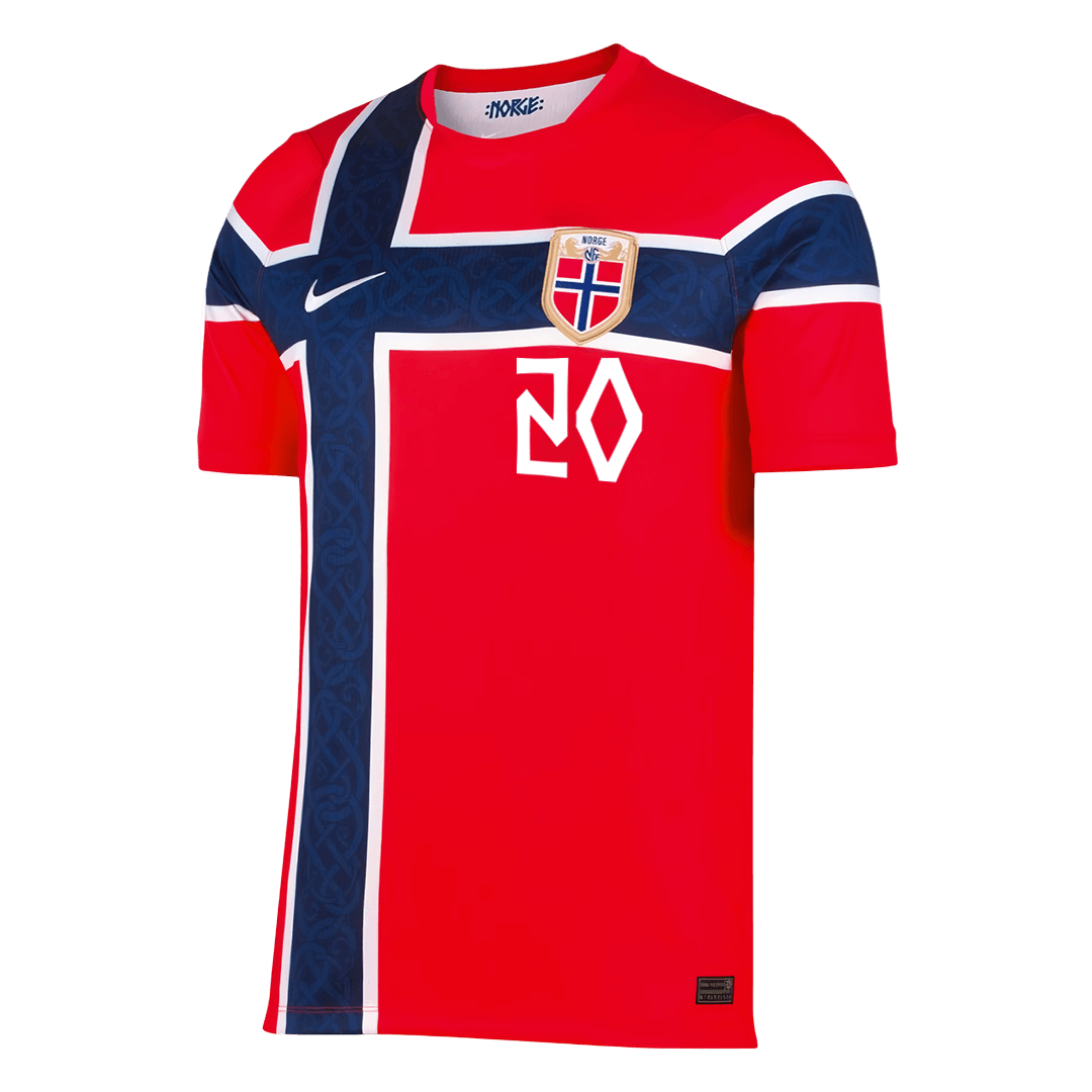 Norge Tröja NUSA #20 2026 Hemma Röd-2