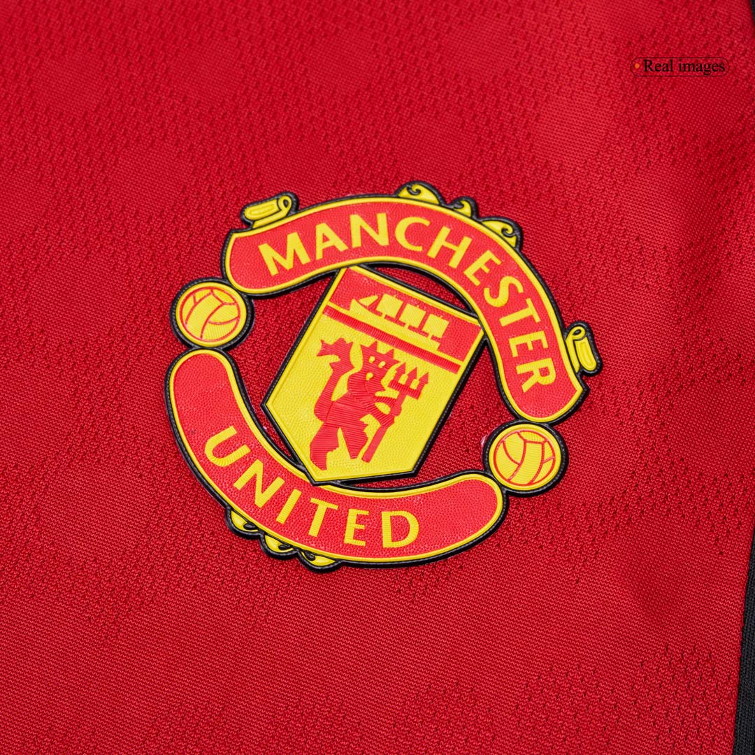 Manchester United Tröja B.FERNANDES #8 2025/26 Hemma Röd-7