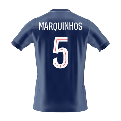 MARQUINHOS #5 PSG Tröja 2025/26 Hemma Premium Mörkblå-2