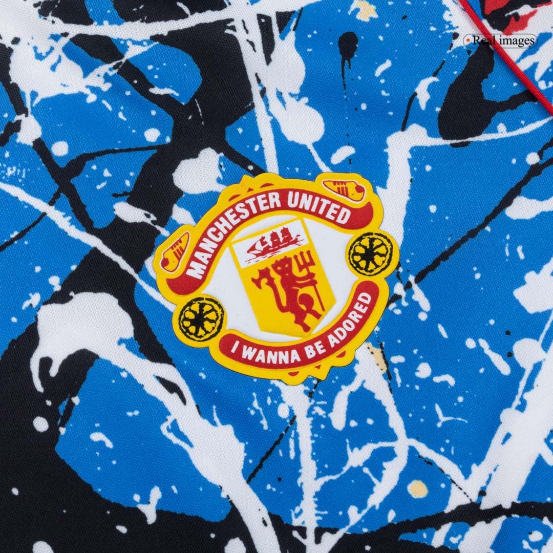 Manchester United Tröja 2025/26 Före match Blå