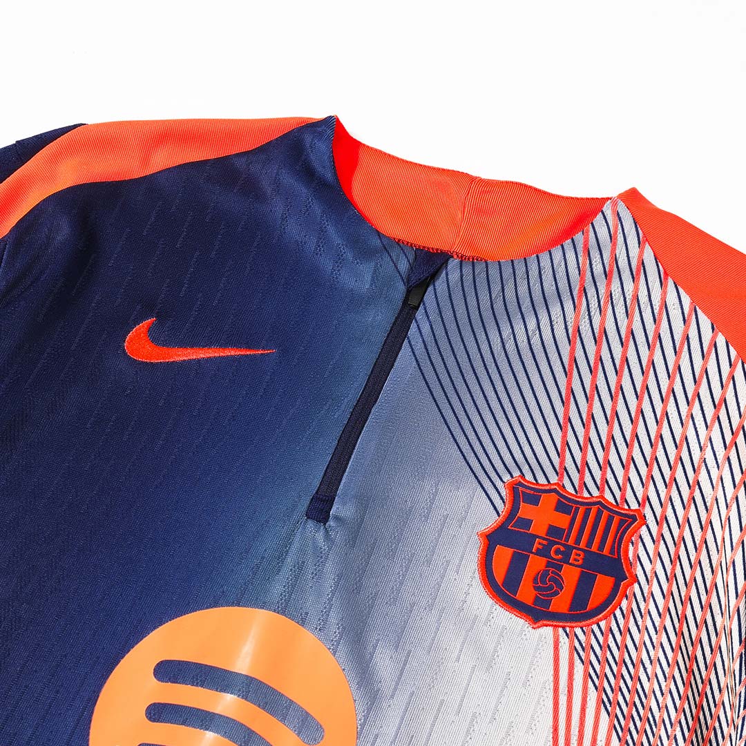 Barcelona Träningsställ 2025/26 Barn Svart och orange