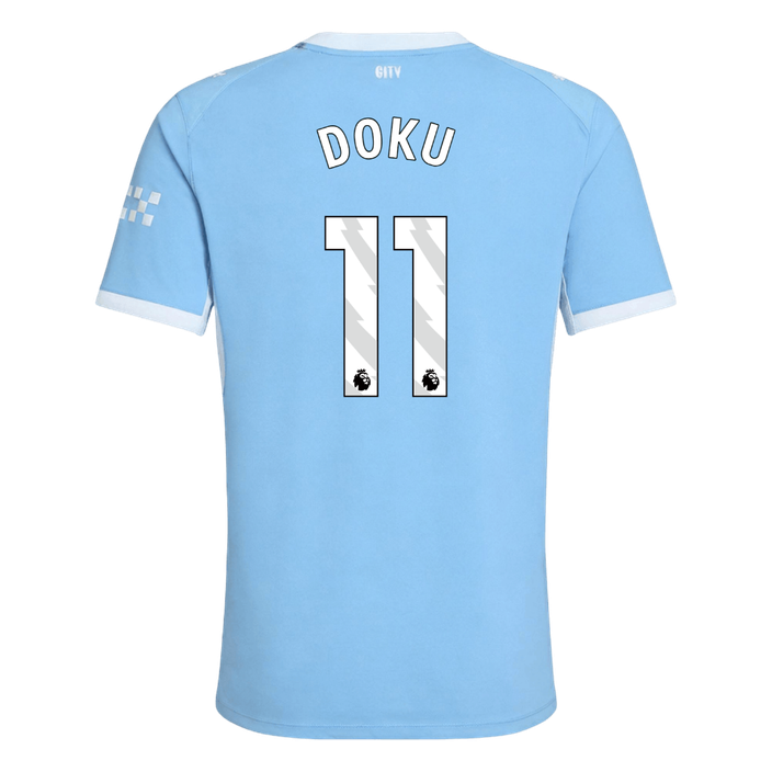 Manchester City Tröja DOKU #11 2026/27 Hemma Autentisk Blå-3