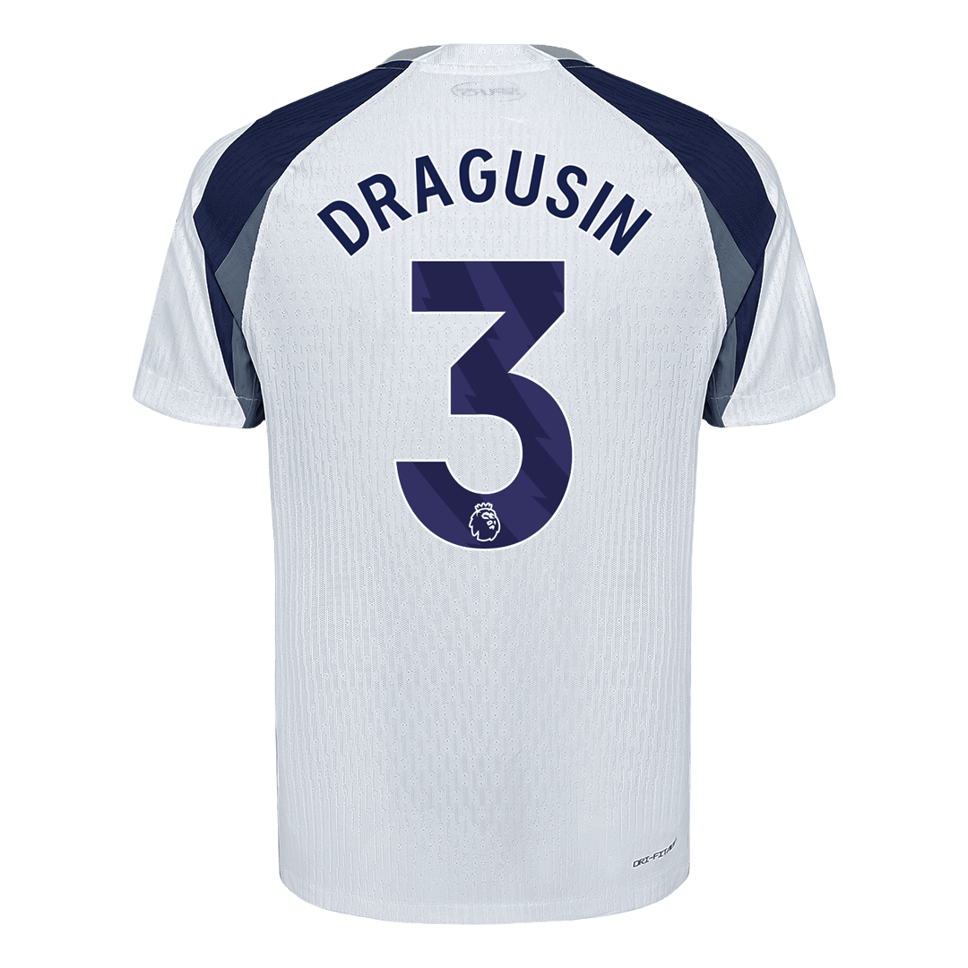 Tottenham Hotspur Tröja DRAGUSIN #3 2025/26 Hemma Vit