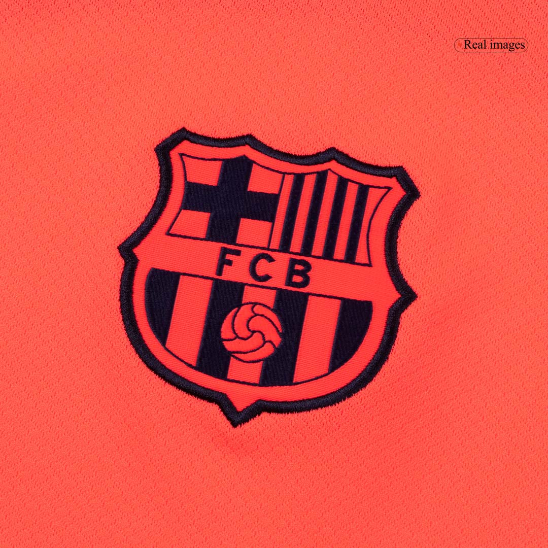 Barcelona Tröja LAMINE YAMAL #10 2025/26 Tredje Orange - UCL