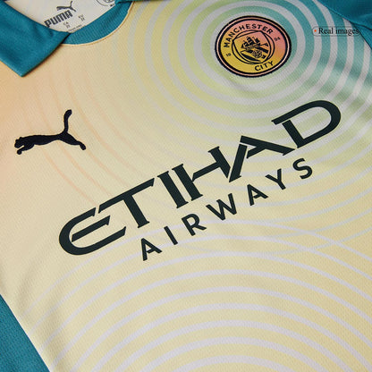 Manchester City Tröja 2024/25 Fourth Away Blå Barn - Definitely City-9