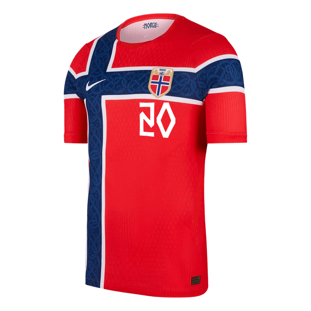 Norge Tröja NUSA #20 2026 Hemma Autentisk Röd