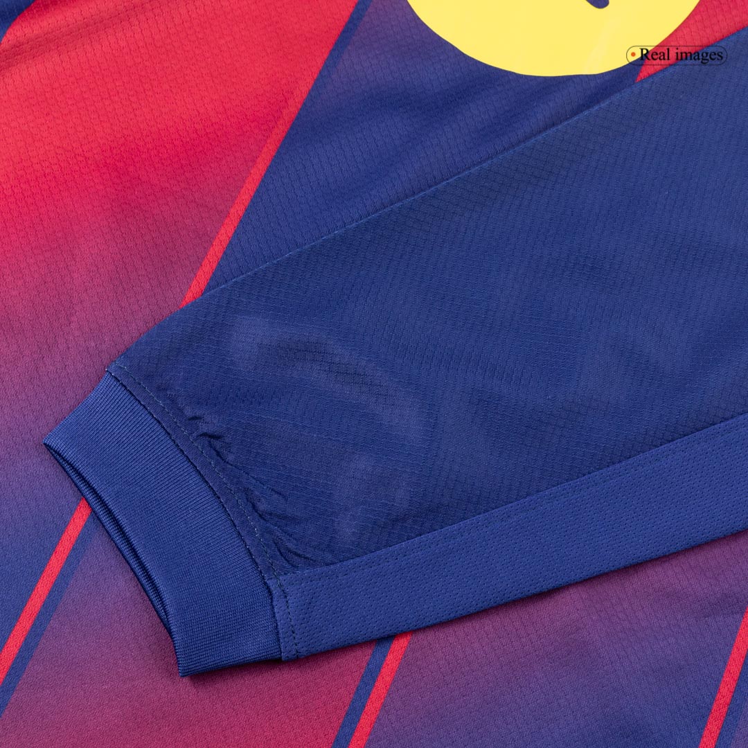 Barcelona Tröja 2025/26 Hemma Långärmad Röd & Blå