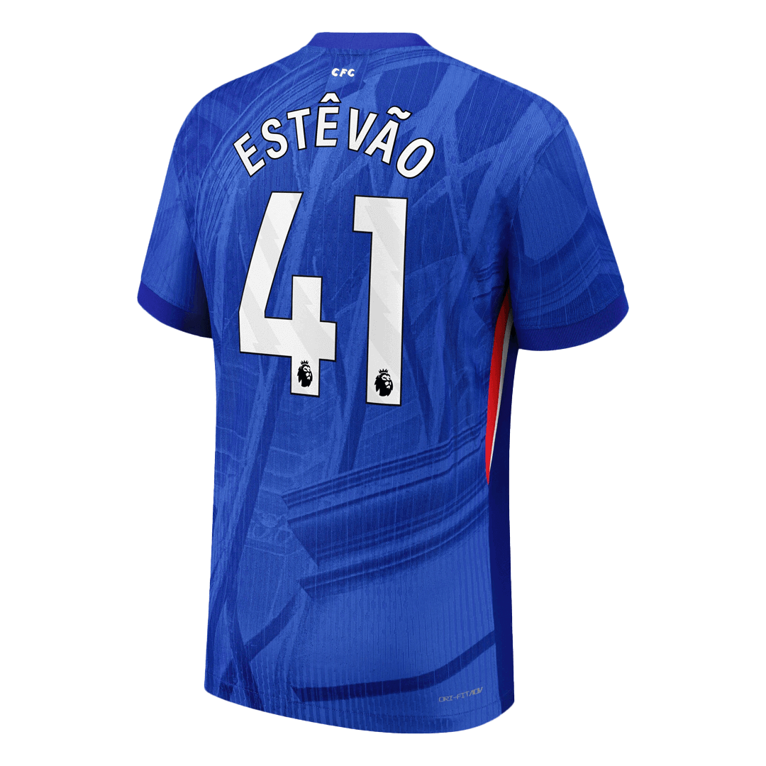 Chelsea Tröja ESTÊVÃO #41 2025/26 Hemma Blå-11
