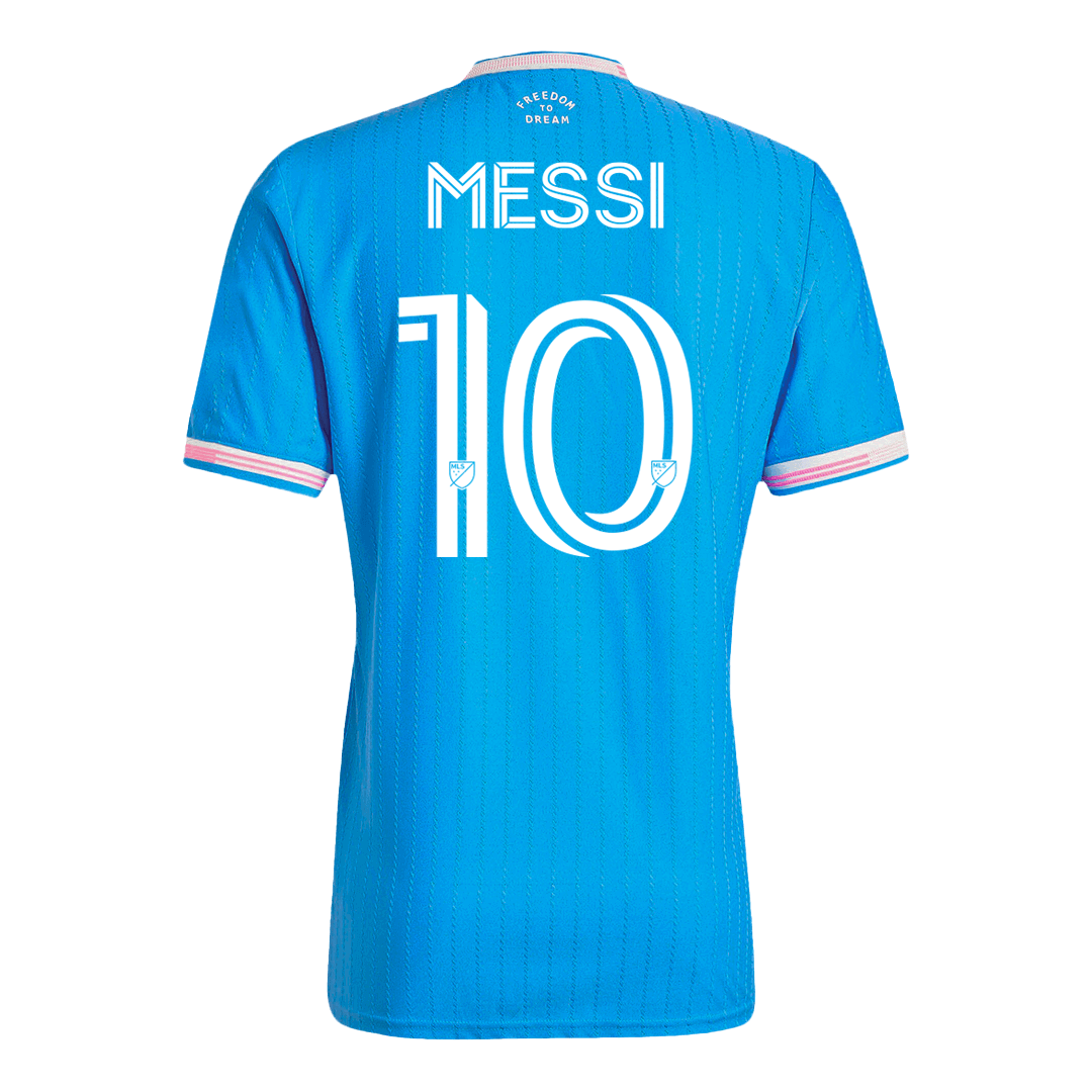 Inter Miami CF Tröja MESSI #10 2025 Tredje Blå-12