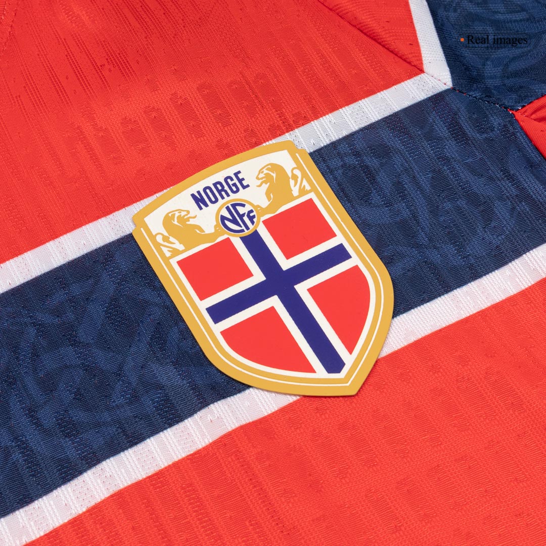 Norge Tröja 2026 Hemma Autentisk Röd