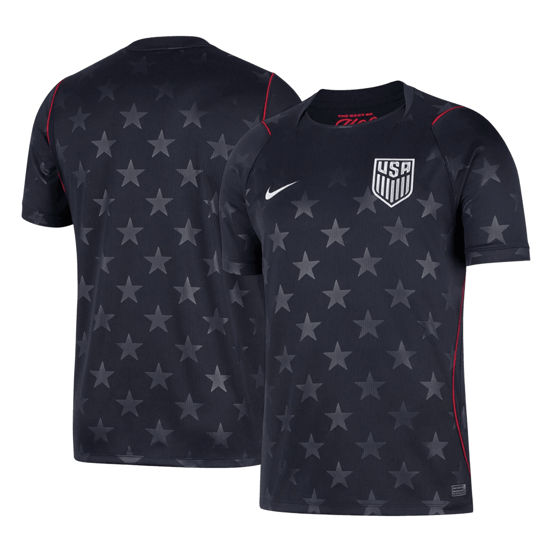 USA Tröja 2026 Borta Svart-2