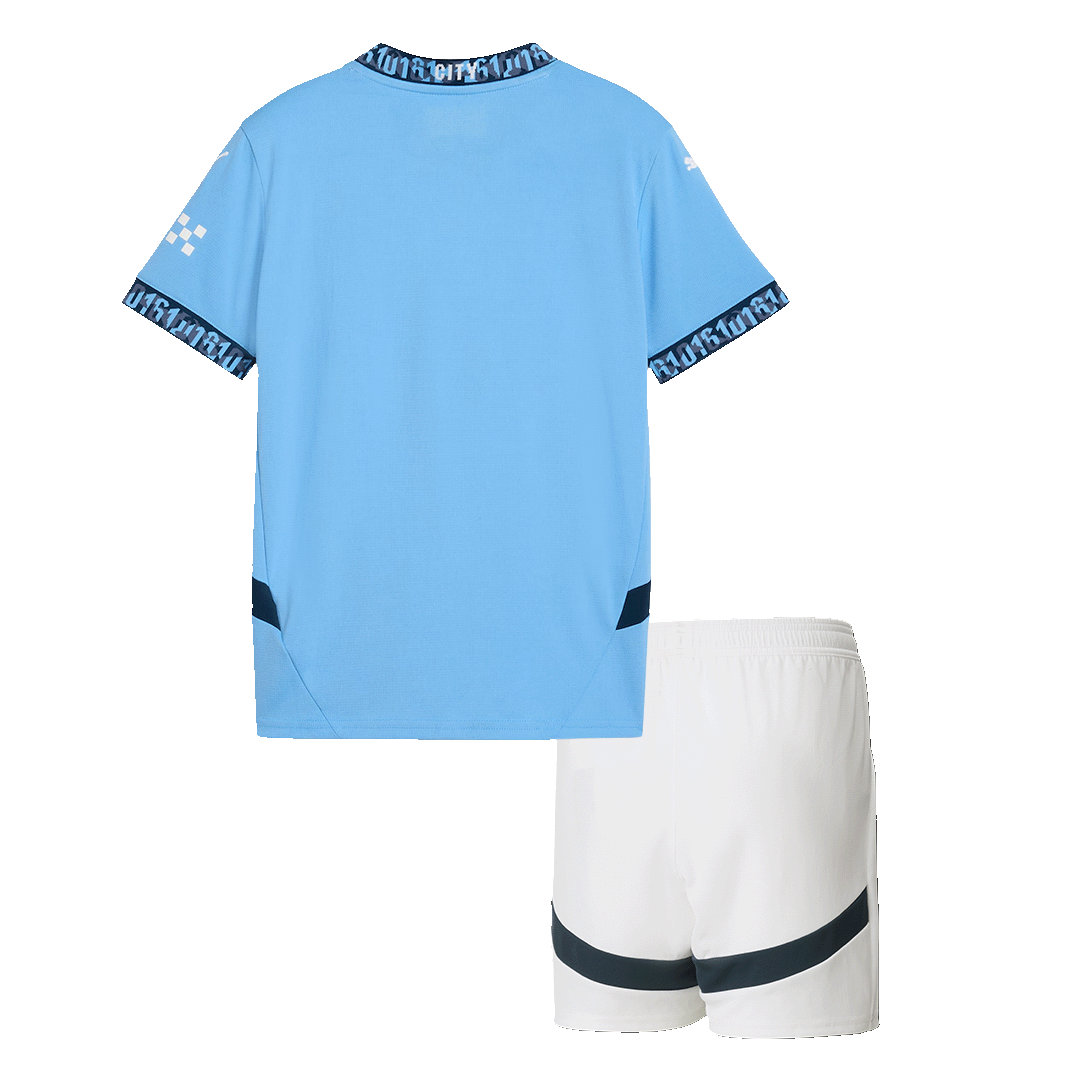 Manchester City Tröja 2024/25 Hemma Blå Barn-20