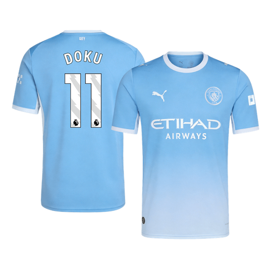 Manchester City Tröja DOKU #11 2026/27 Hemma Blå