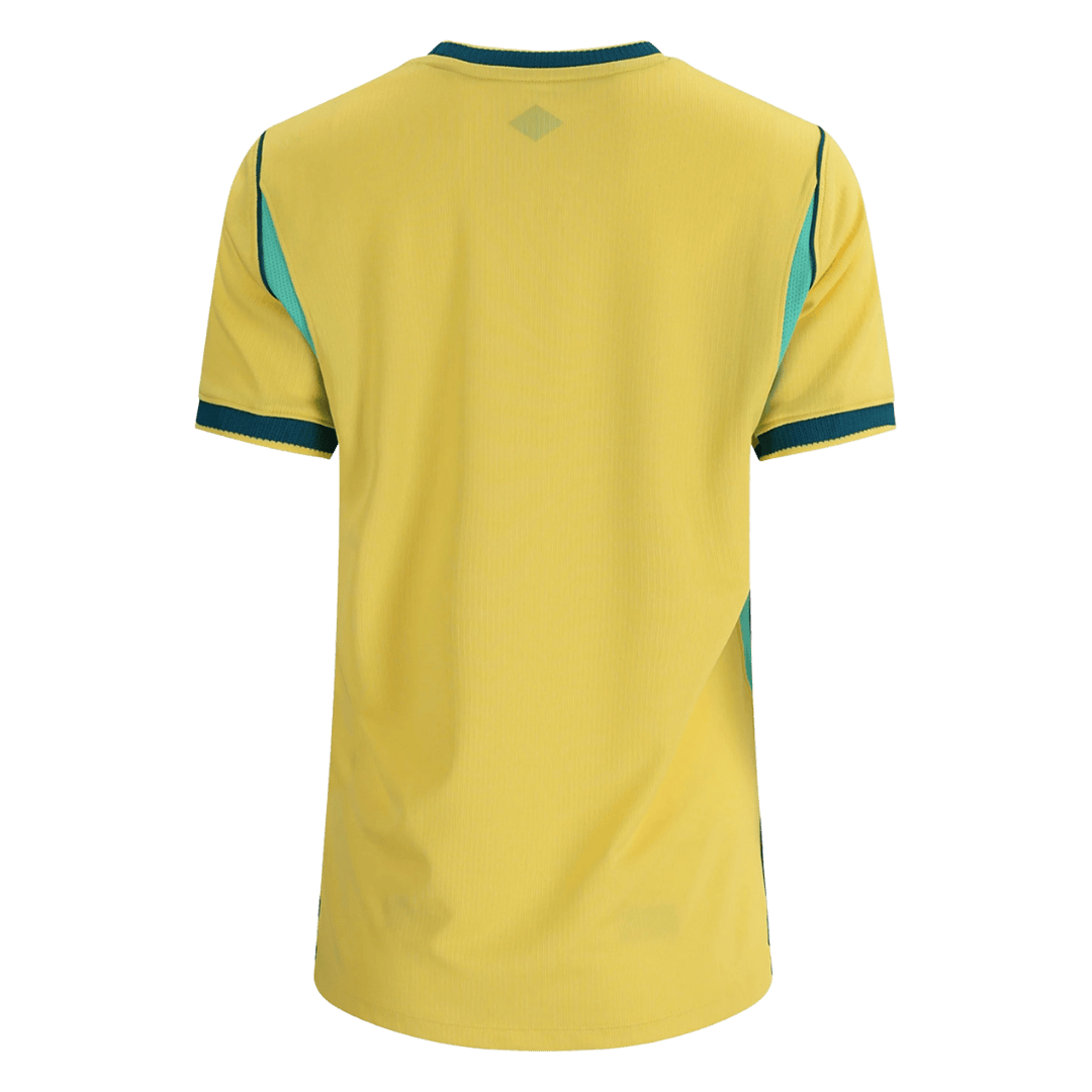 Brasilien Tröja 2026 Hemma Gul Dam-8