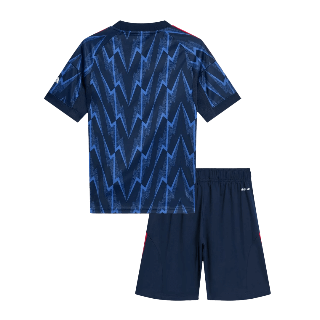 Arsenal Tröja 2025/26 Borta Blå Barn-10