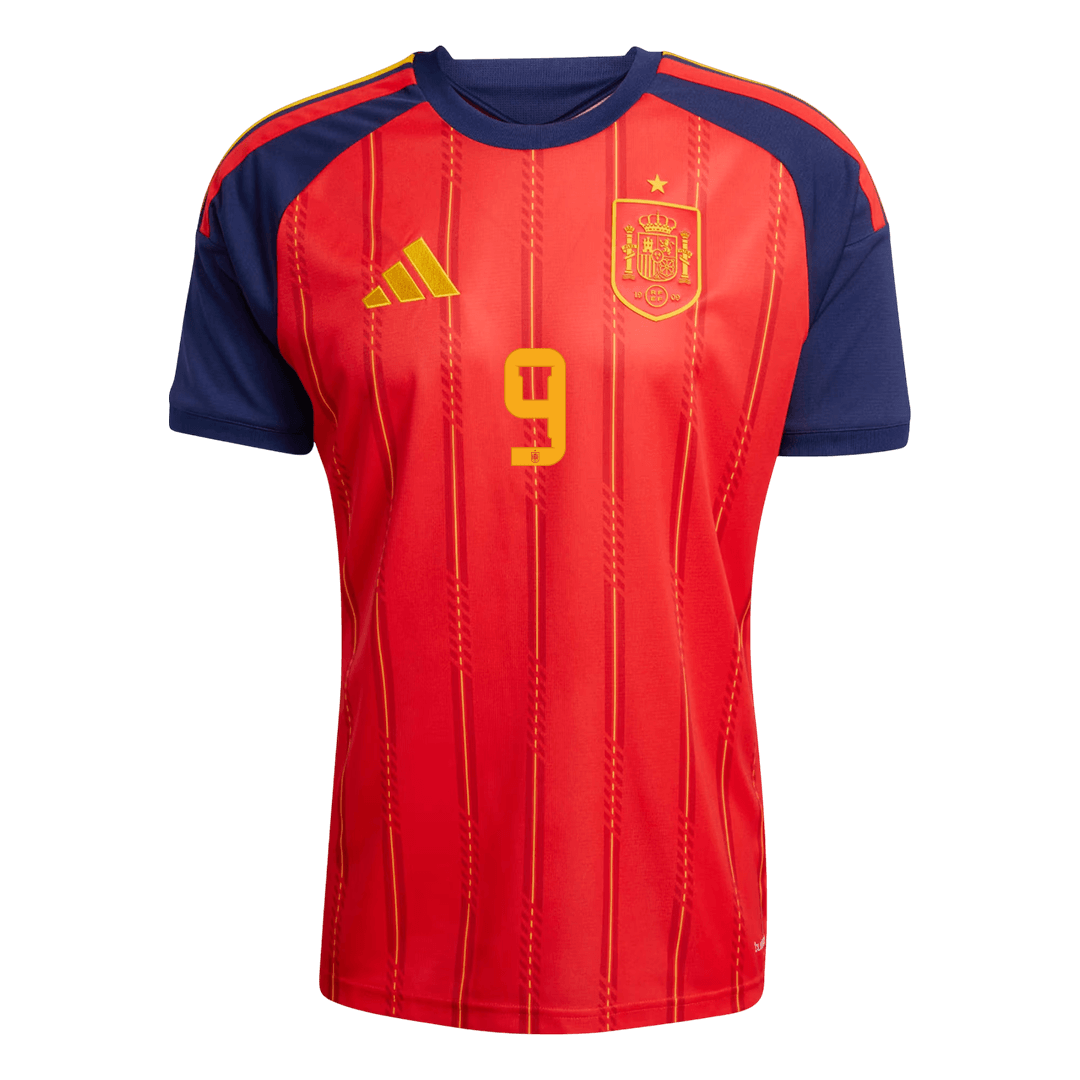 GAVI #9 Spanien Tröja 2026 Hemma Premium Röd