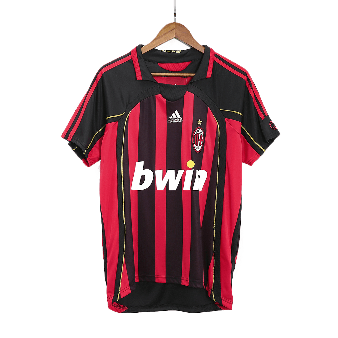 RONALDO #99 AC Milan Hemmatröja 2006/07 Retro Tröja
 Röd & Svart-10