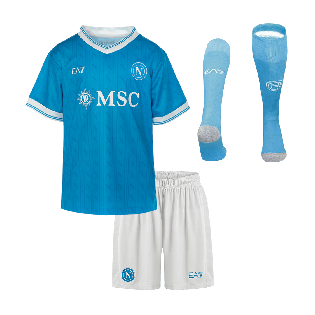 Napoli Tröja 2025/26 Hemmaställ Blå Barn