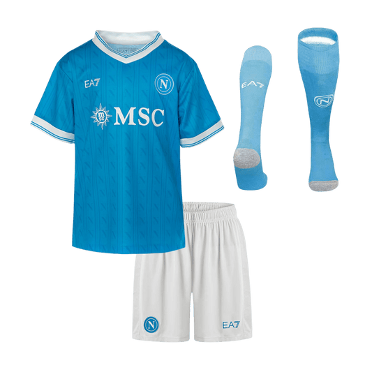 Napoli Tröja 2025/26 Hemmaställ Blå Barn