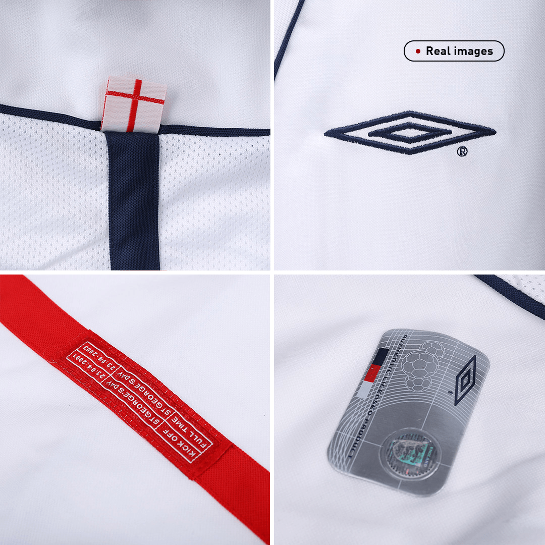 England Hemmatröja 2002 Retro Tröja
 Vit