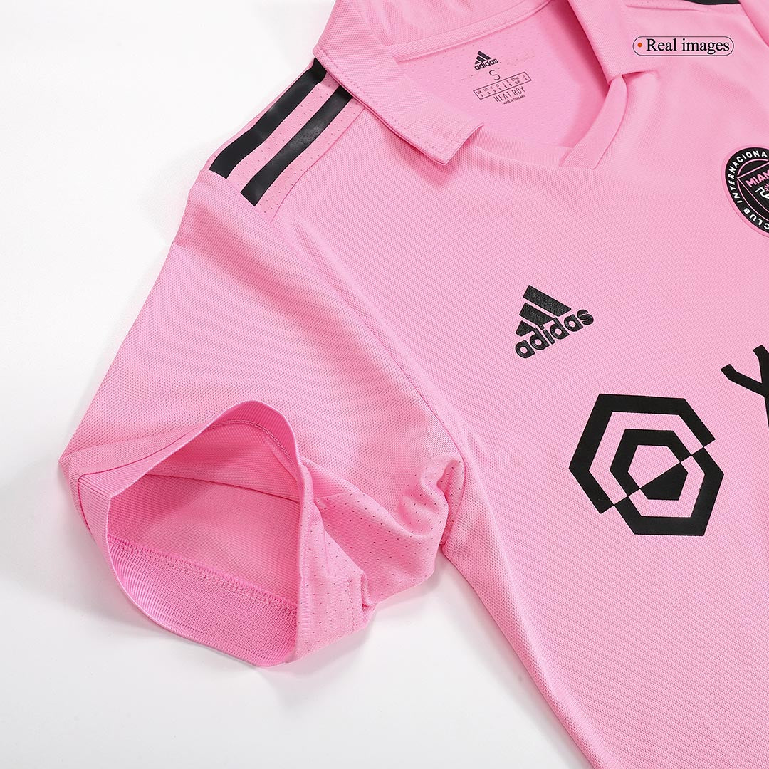 Inter Miami CF Tröja MESSI #10 2023 Hemma Rosa Final-9