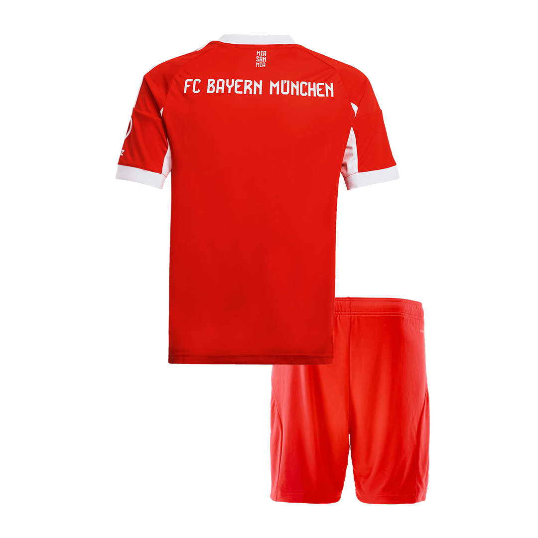 Bayern Munich Tröja 2025/26 Hemma Röd Barn-17