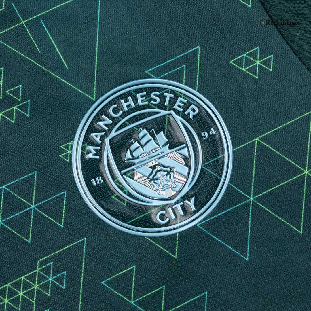 Manchester City Tröja 2025/26 Fourth Away Grön-8