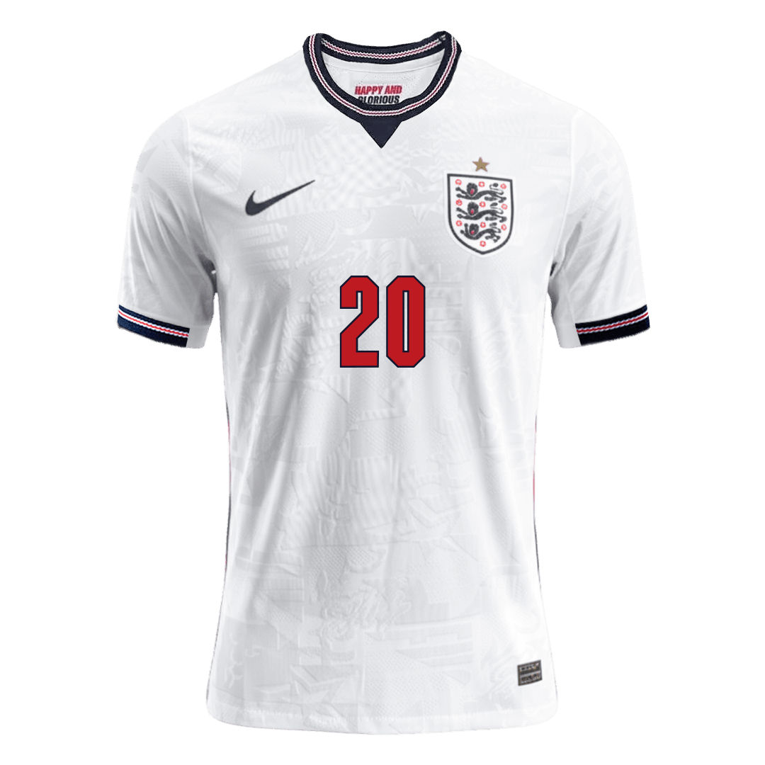 England Tröja PALMER #20 2026 Hemma Autentisk Vit