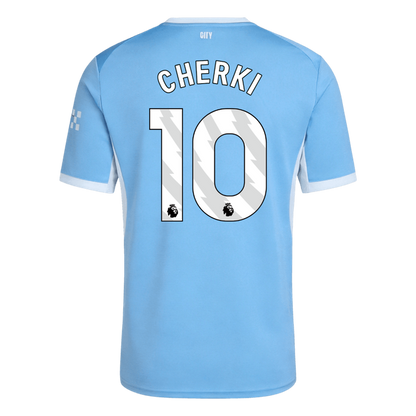 Manchester City Tröja CHERKI #10 2026/27 Hemma Blå-12