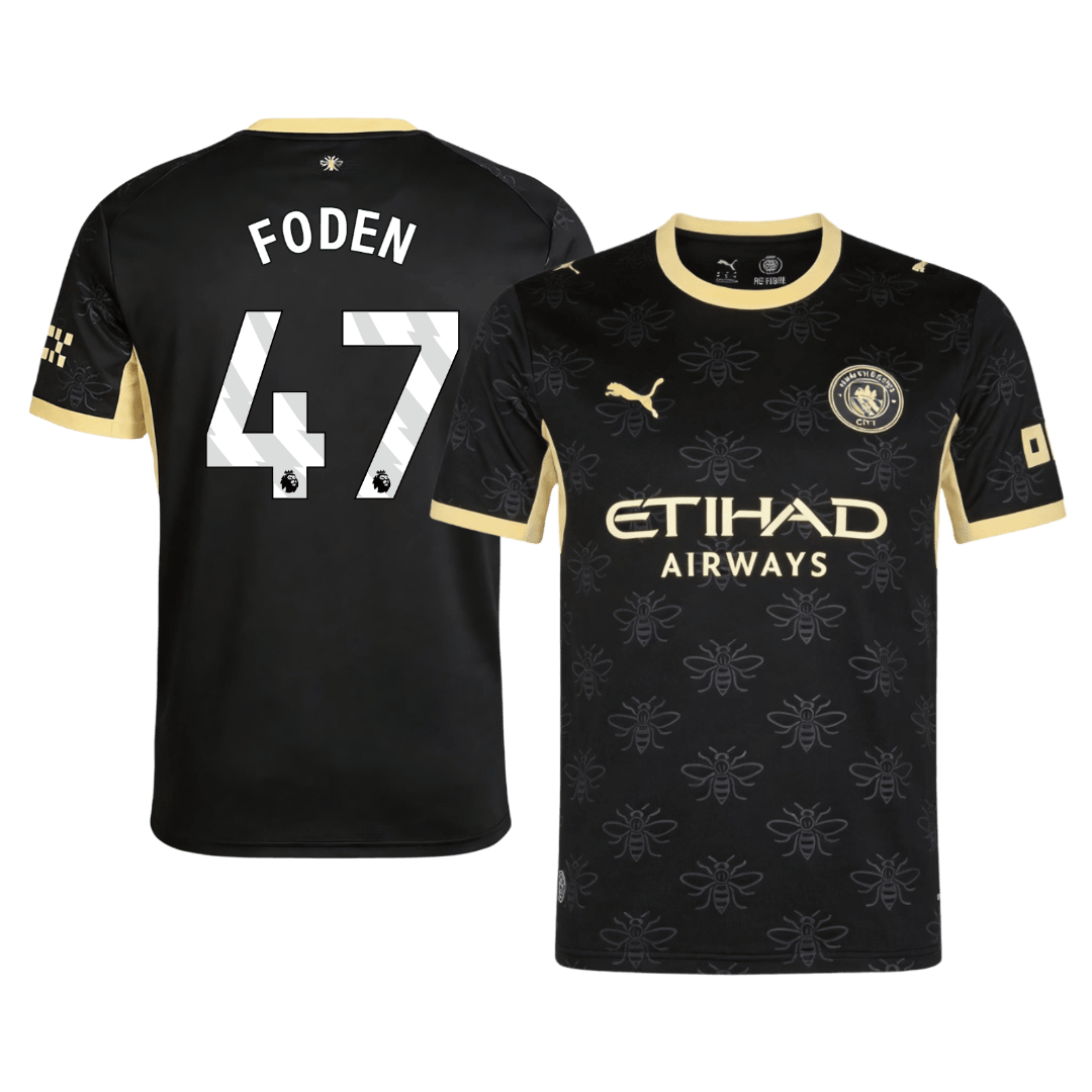 Manchester City Tröja FODEN #47 2026/27 Borta Svart