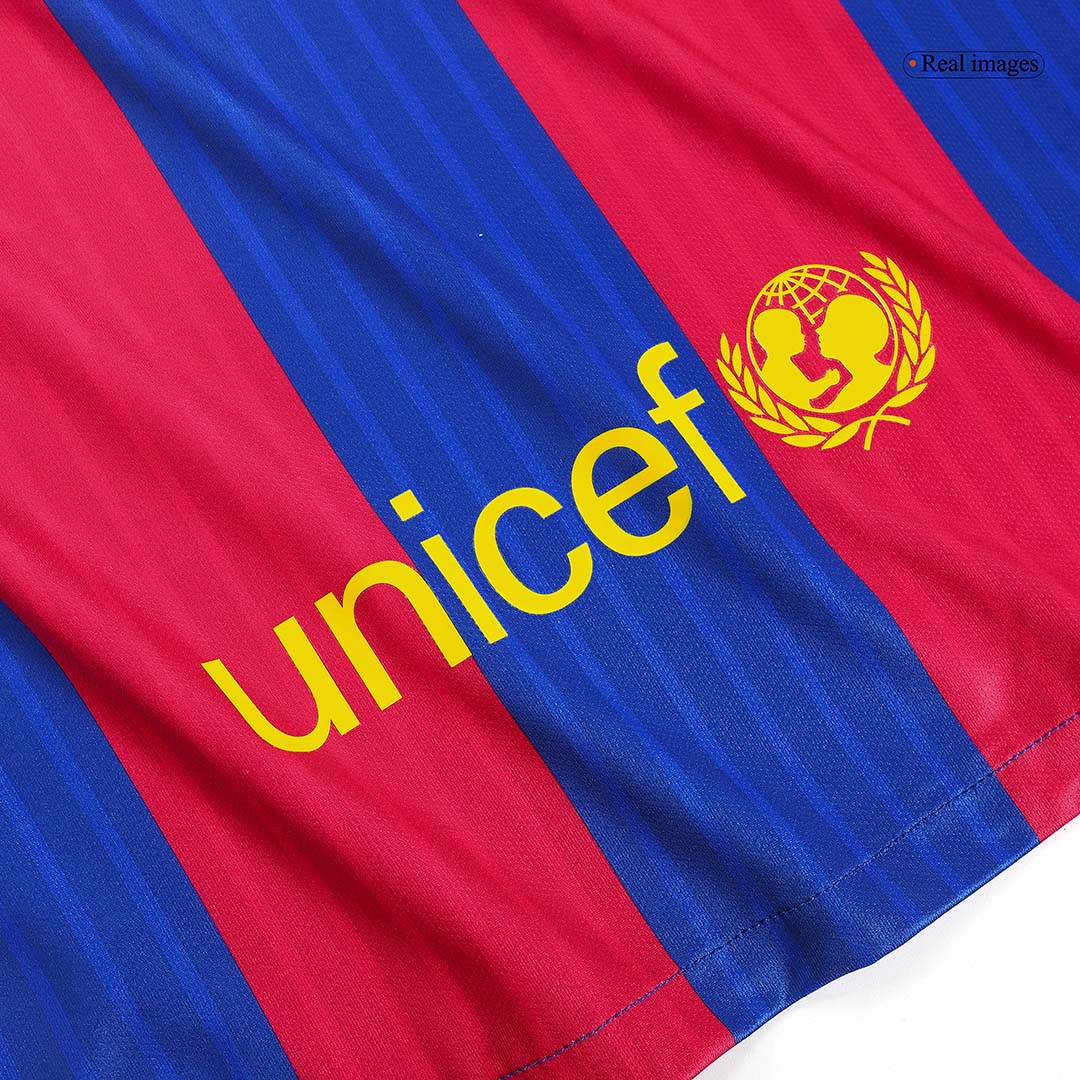 MESSI #10 Barcelona Hemmatröja 2016/17 Retro Tröja
 Röd & Blå-9