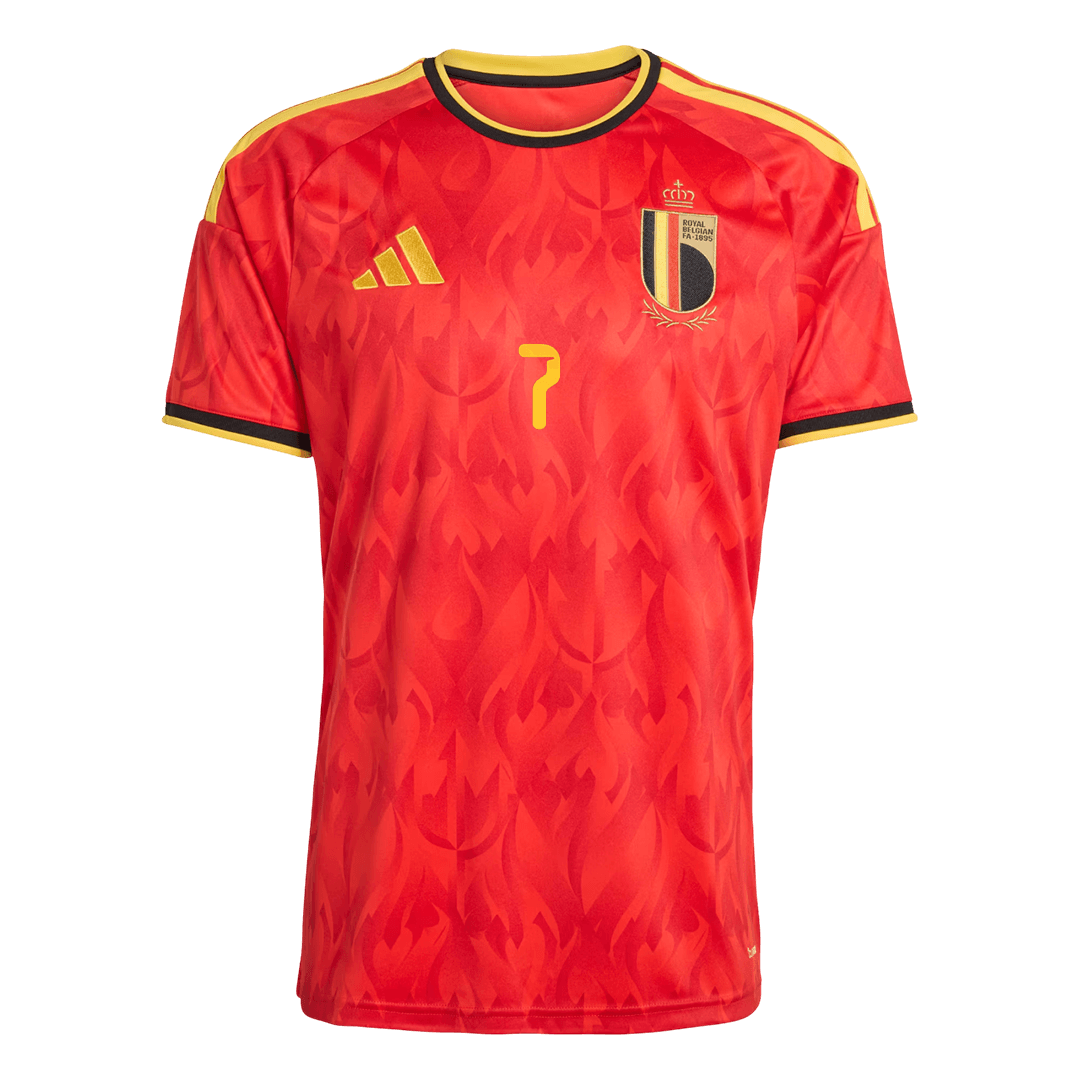 Belgien Tröja DE BRUYNE #7 2026 Hemma Röd