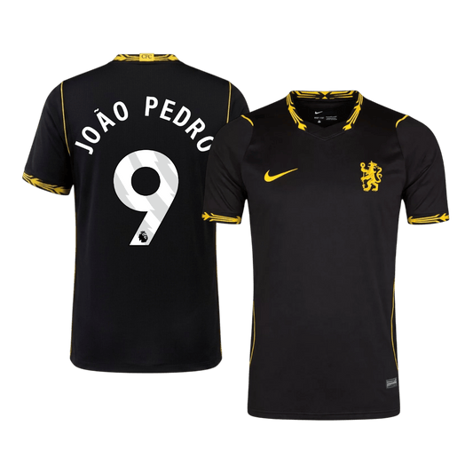 Chelsea Tröja JOÃO PEDRO #9 2026/27 Borta Svart