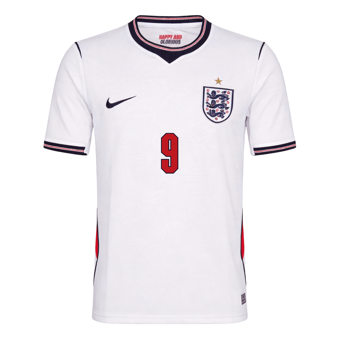 England Tröja KANE #9 2026 Hemma Vit-2