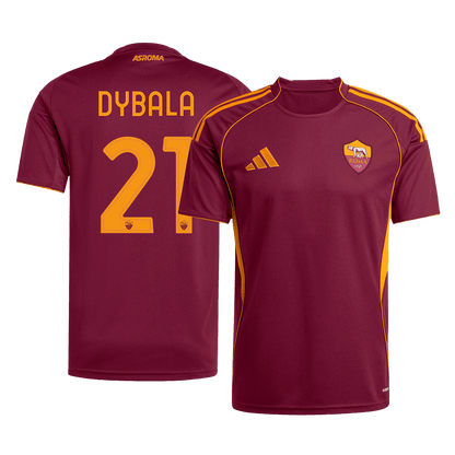 Roma Tröja DYBALA #21 2025/26 Hemma Röd