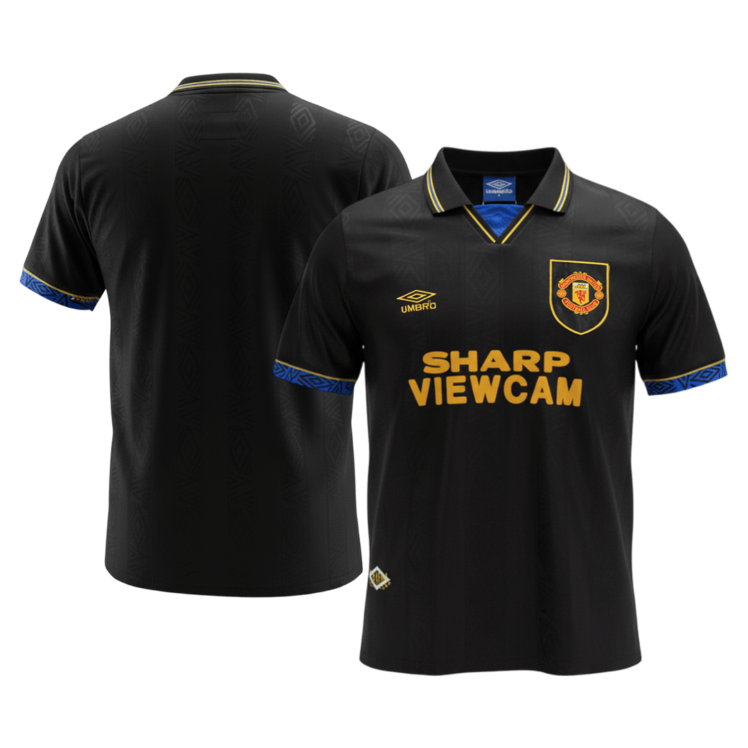 Manchester United Bortatröja 1993/94 Retro Tröja
 Svart-8