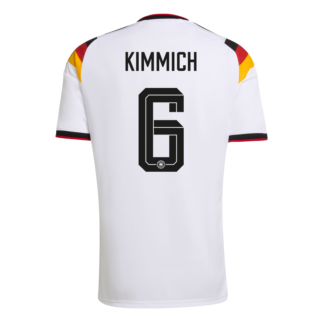 Tyskland Tröja KIMMICH #6 2026 Hemma Vit