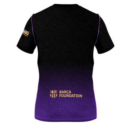 Barcelona Tröja 2026/27 Borta Autentisk Black/Purple-2