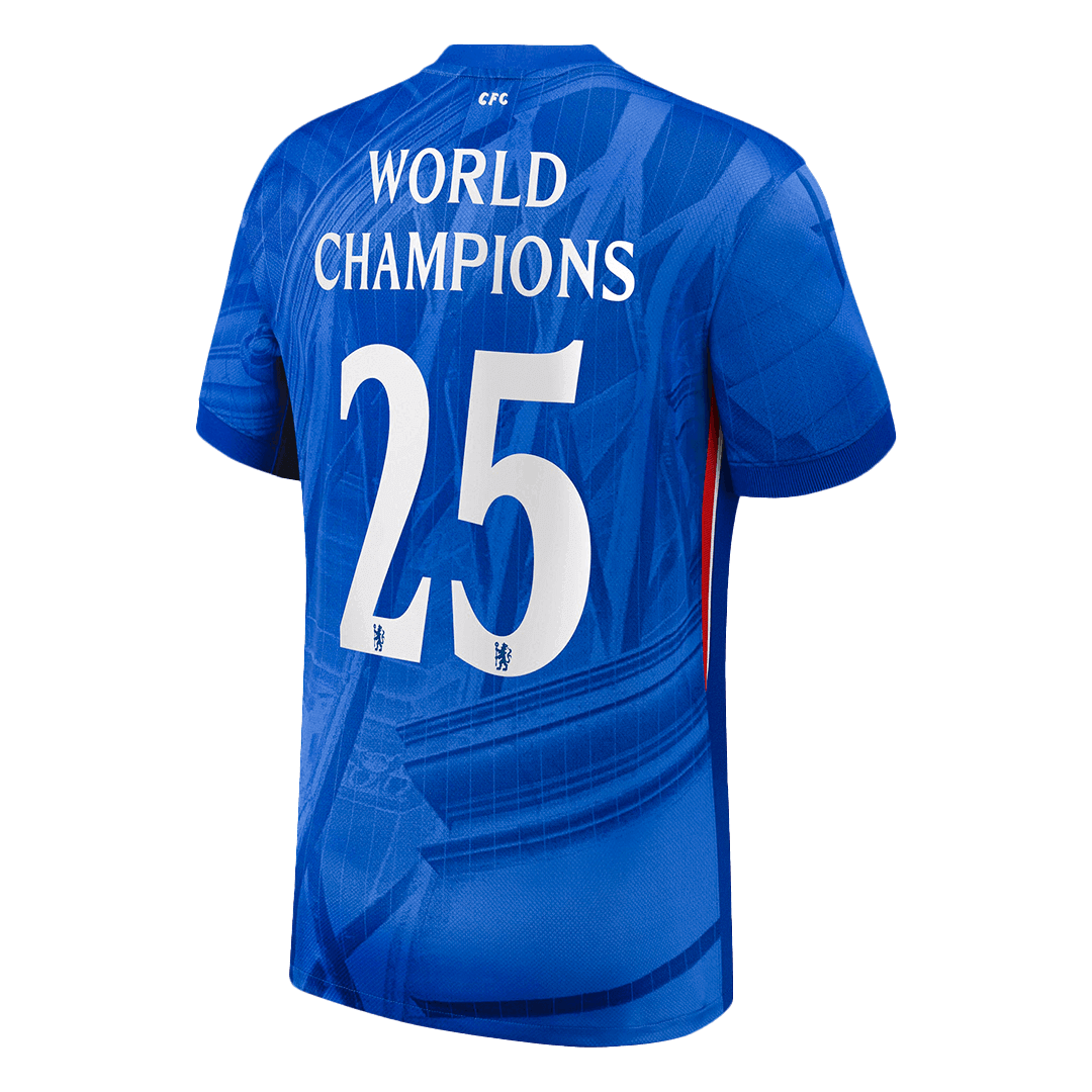 WORLD CHAMPIONS #25 Chelsea Tröja 2025/26 Hemma Premium Blå-3