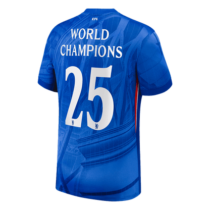 WORLD CHAMPIONS #25 Chelsea Tröja 2025/26 Hemma Premium Blå-3