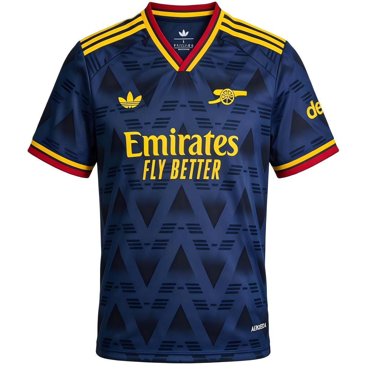 Arsenal Tröja ØDEGAARD #8 2026/27 Borta Mörkblå - UCL