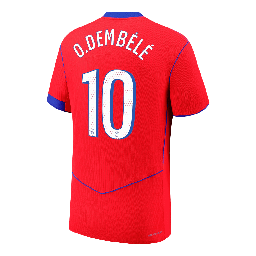 PSG Tröja O.DEMBÉLÉ #10 2025/26 Tredje Röd