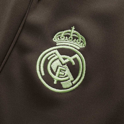 Real Madrid Träningsställ 2025/26 Barn Grön-10