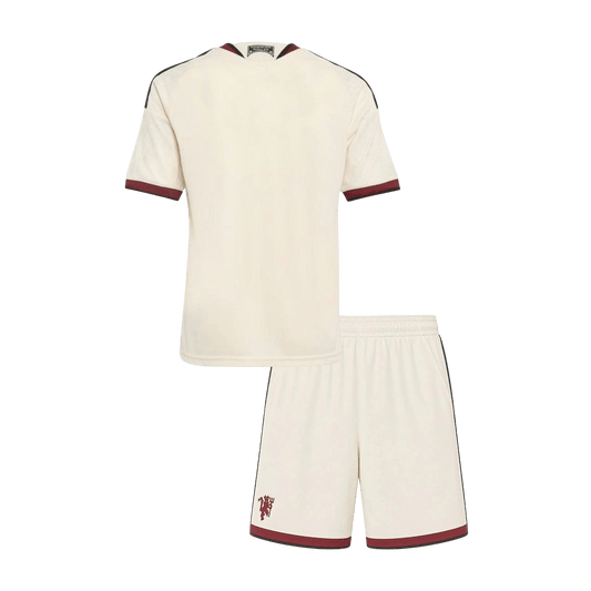 Manchester United Tröja 2026/27 Tredje Vit Barn-1