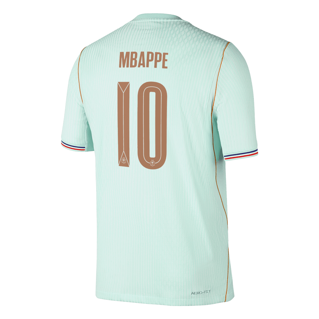 Frankrike Tröja MBAPPE #10 2026 Borta Autentisk Grön-9