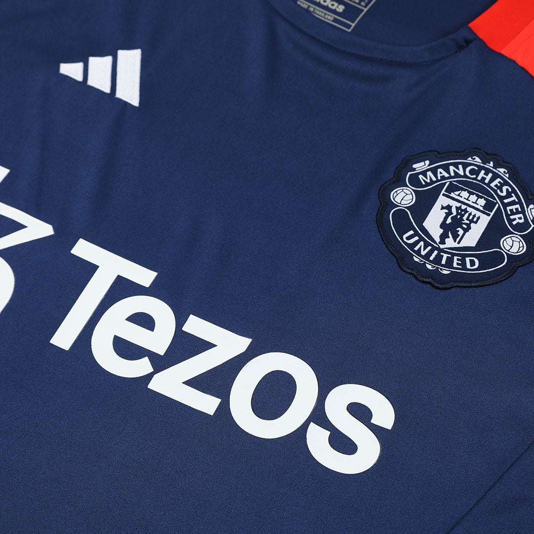 Manchester United Tröja 2024/25 Före match Mörkblå