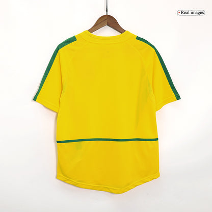 Brasilien Hemmatröja 2002/03 Retro Tröja
 Gul-8