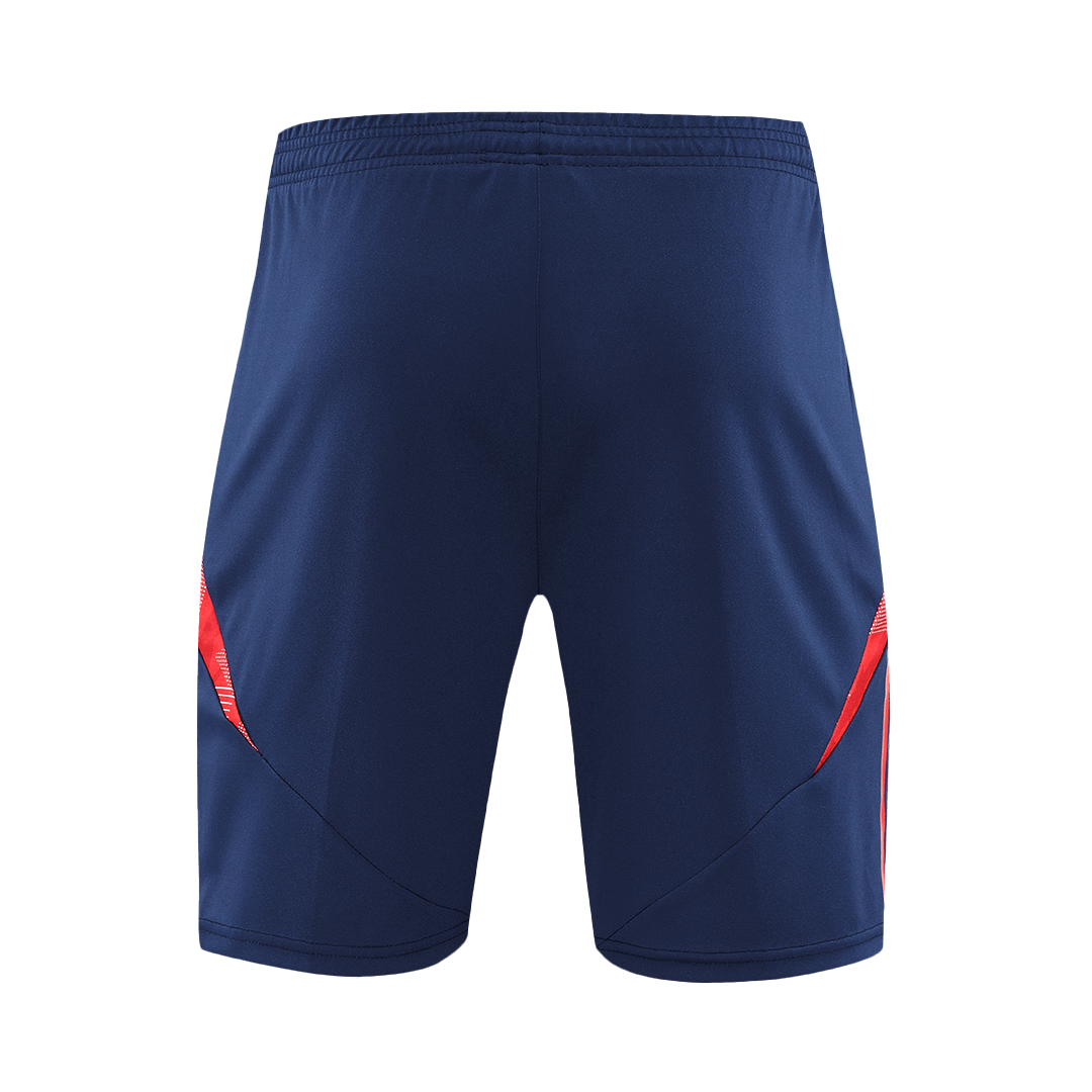 Manchester United Shorts 2024/25 Före match Mörkblå-7