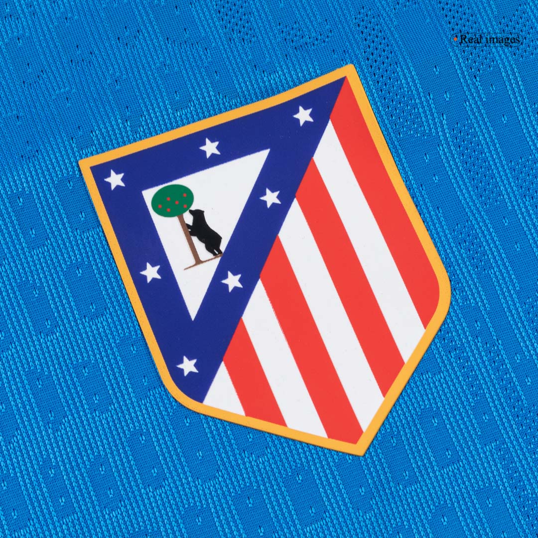 Atletico Madrid Tröja SØRLOTH #9 2025/26 Tredje Autentisk Blå